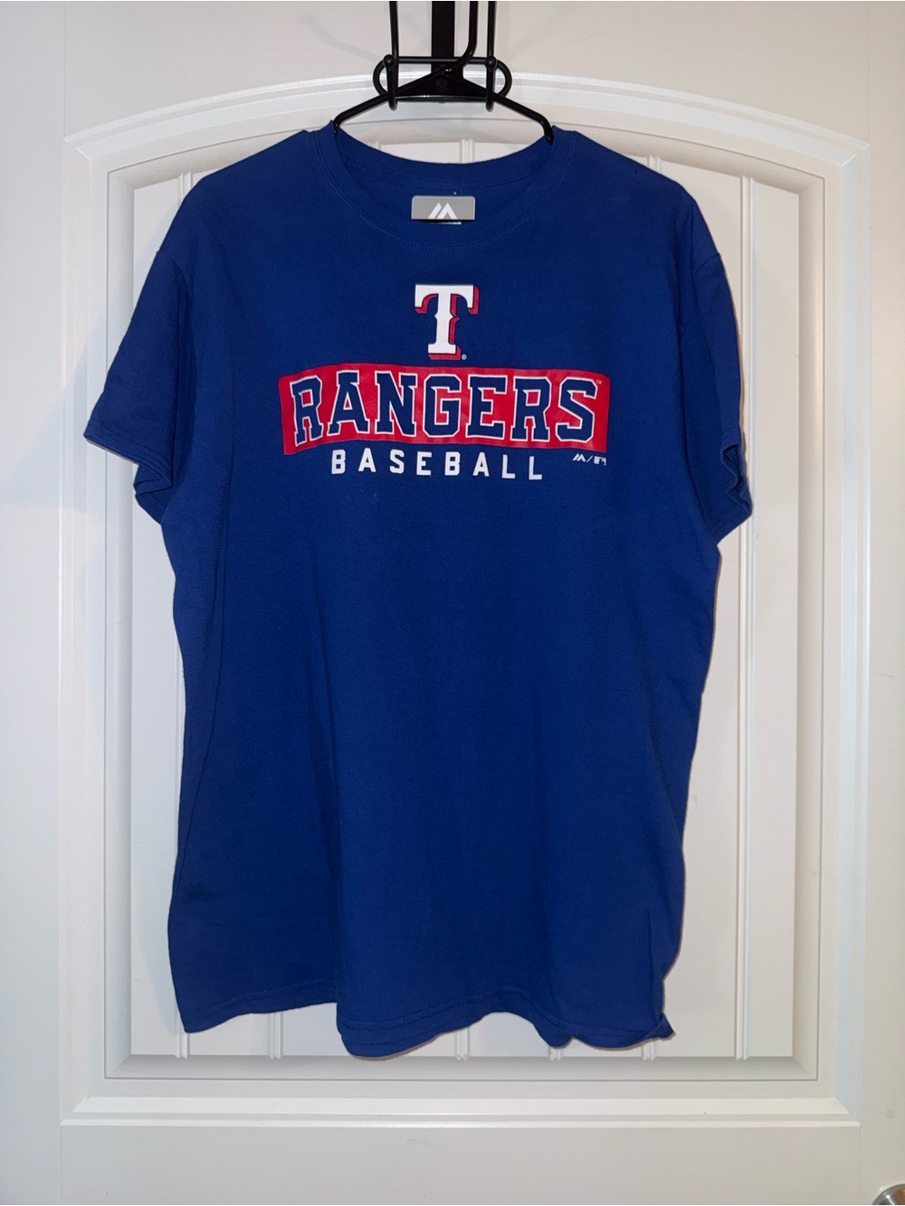 Majestic Texas Rangers Royal Blue Graphic Tee